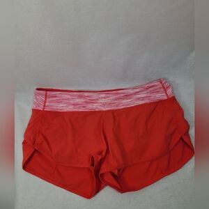 Lululemon speed up shorts size 10- 2.5 inch inseam